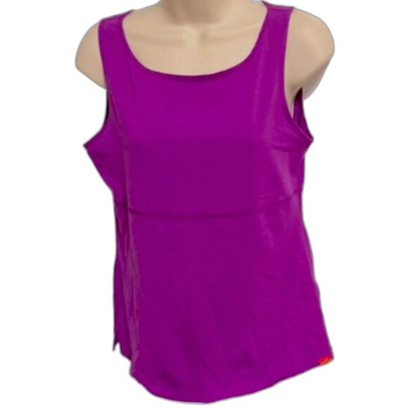 EDDIE BAUER Athletic Tank Top Bright Magenta Purple Womens Medium - Picture 1 of 16